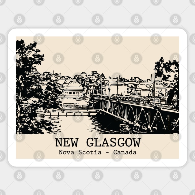 New Glasgow - Nova Scotia Magnet by Lakeric